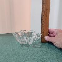 Vintage Waterford Crystal Marquis Snowflake Bowl, Candy Dish, Candle Holder, Trinket Dish