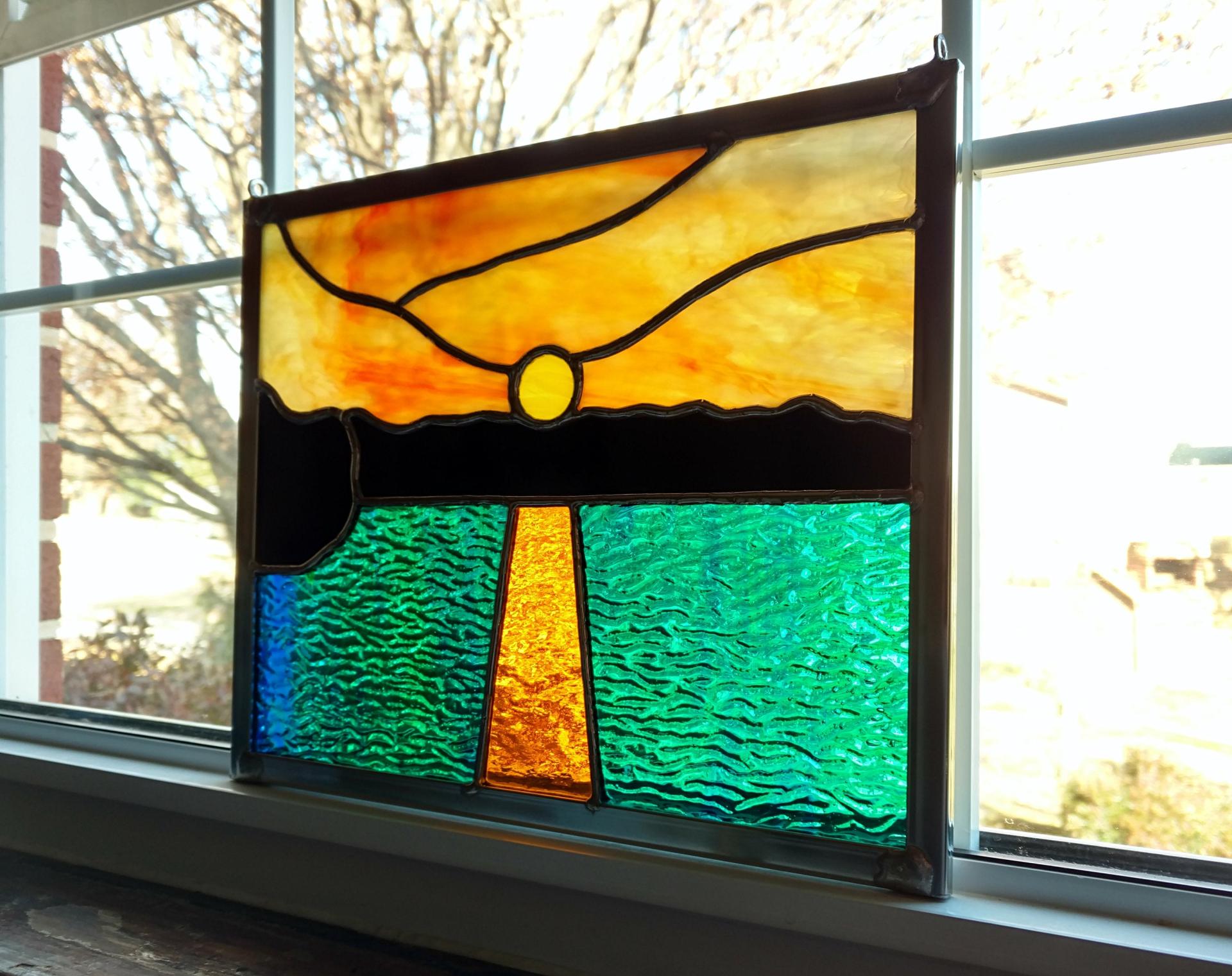 Stained Glass Panel - Victorian Style Glass